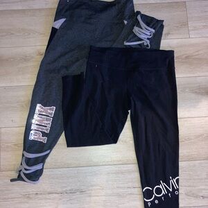 VS and Calvin leggings